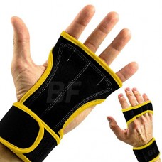 Crossfit Weightlifting Gloves With Wrist Wraps Hand Grip Pads For Men